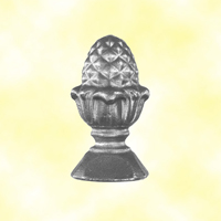 Wrought iron Pine Cone H85mm (H3.37'') (3''11/32)