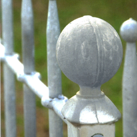 Wrought iron Stair Ball H105mm (H4.13'') (4''1/8) FC1772 Balls and Post finials Wrought iron post finials FC1772
