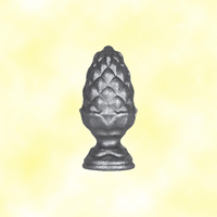 Wrought iron Pine Cone H65mm (H2.55'') (2''9/16)