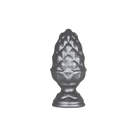 Wrought iron Pine Cone H65mm (H2.55'') (2''9/16) FC1773 Balls and Post finials Wrought iron post finials FC1773