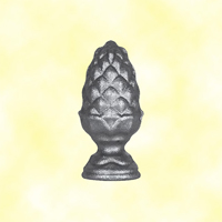 Wrought iron Pine Cone H90mm (H3.54'') (3''1/2)