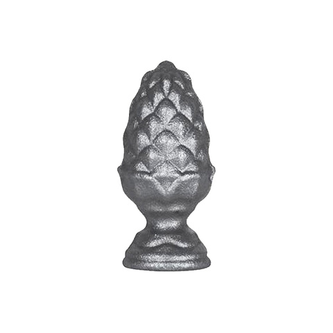 Wrought iron Pine Cone H90mm (H3.54'') (3''1/2) FC1774 Balls and Post finials Wrought iron post finials FC1774