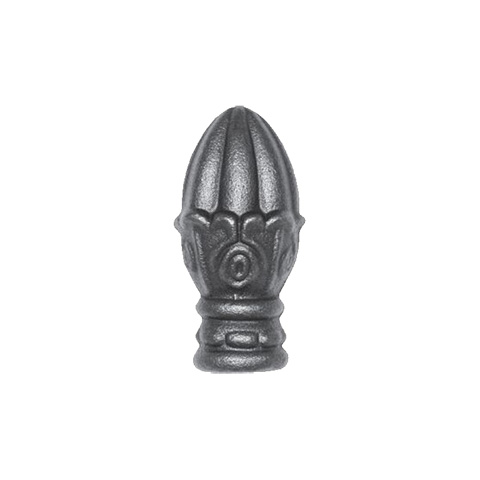 Wrought iron Pine Cone H75mm (H2.95'') (2''3/4) FC1777 Balls and Post finials Wrought iron post finials FC1777