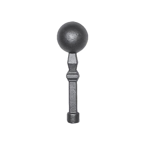 Wrought iron Decoration H125mm (H4.92'') (4''7/8) FC1780 Balls and Post finials Wrought iron post finials FC1780
