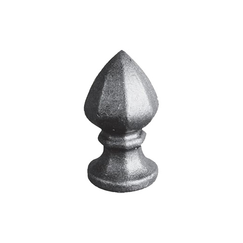 Wrought iron Knob H90mm (H3.54'') (3''1/2) FC1781 Balls and Post finials Wrought iron post finials FC1781
