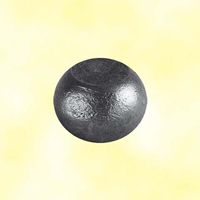 Flattened forged ball 80 x 50mm (3.15x1.97'' - 3''5/32x1''31/32)