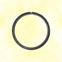 Circle in wrought iron 110mm 12x6mm (4,33'' - 0.47''x0.24'')  (4''5/16 - 15/32''x7/32)