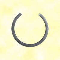 Circle in wrought iron 110mm 16x8mm (4.33'')( 0.6 x 0.32'')  (4''1/16) (5/8'' x 5/16'')