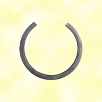 Circle in wrought iron 110mm 20x6mm (4.33''- 0.79''x 0.24'')  (4''1/16 - 25/32'' x 7/32'')