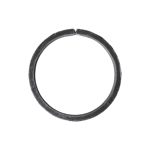Circle in wrought iron 100mm 20x6mm (3.94'' 0.79''x 0.24'')  (3''15/16) (25/32'' x 7/32'') FE1911 Circles in wrought iron Closed iron circles FE1911