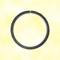 Circle in wrought iron 110mm 14x6mm (4.33'' 0.55'' x 0.24')  (4''5/16) (9/16'' x 7/32'')