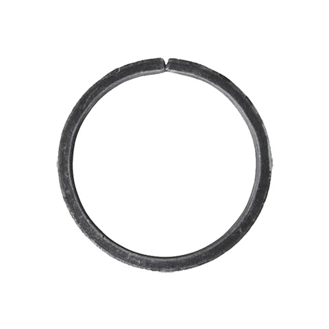 Circle in wrought iron 110mm 14x6mm (4.33'' 0.55'' x 0.24')  (4''5/16) (9/16'' x 7/32'') FE1913 Circles in wrought iron Closed iron circles FE1913