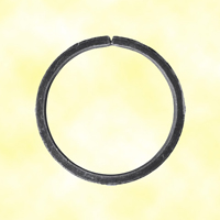 Circle in wrought iron 120mm 14x6mm (4.72'' 0.55'' x 0.24'')  (4.23/32'' - 9/16'' x 7/32'')