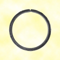 Circle in wrought iron 125mm 20x8mm (4''15/16 - 0.79''x 0.32'') (4.94'' - 25/32'' x 5/16'')