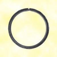 Circle in wrought iron 135mm 20x8mm (5.31'' 0.79''x 0.32'')  (5''5/16) (25/32'' x 5/16'')