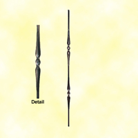 Forged iron baluster H1000mm 14mm (H39.37''-0.55'') (H39''3/8-9/16'')