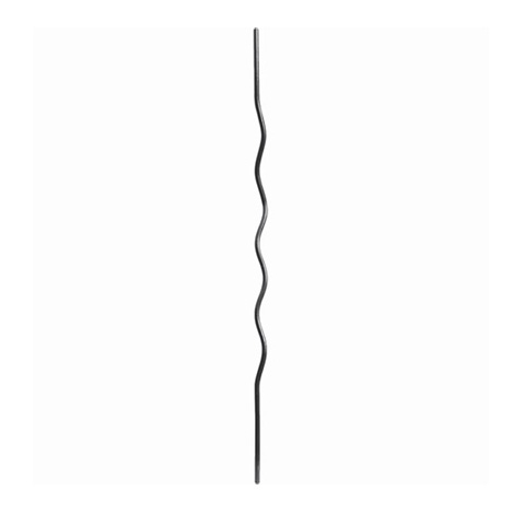 Wavy baluster H950mm 12mm (H37.40'' 0.47'')  (H37''13/32  15/32'') FG2644 Baluster wrought iron Wavy iron balusters FG2644