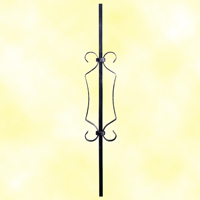 Baluster with decorations H900mm 12mm (H35.43'' 0.47'')  (H35''7/16  15/32'')