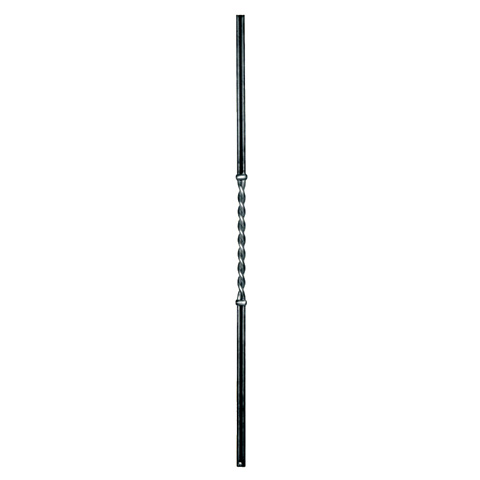 Art deco baluster H1000mm 2 x 10mm (39.37''-2x0.39'') (39''3/8- 2 x 7/16'') FG2665 Baluster wrought iron Art deco iron balusters FG2665