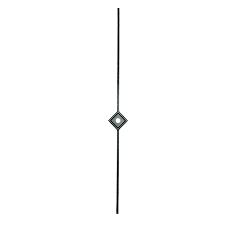 Art deco baluster H1400mm 14mm (H55;12'' 0.55'')  (H55''1/8  9/16'') FG26761 Baluster wrought iron Forged iron balusters FG26761