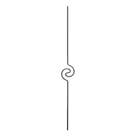 Art deco baluster H1200mm 12mm (H47.24'' 0.47'')  (H47''1/4  15/32'') FG26781 Baluster wrought iron Forged iron balusters FG26781