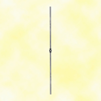 Forged iron baluster H1000mm 12mm (H39.37'' 0.47'')  (H39''3/8  15/32'')