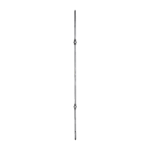 Forged iron baluster H1000mm 12mm (H39.37'' 0.47'')  (H39''3/8  15/32'') FG2706 Baluster wrought iron Forged iron balusters FG2706