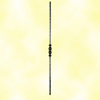 Forged iron baluster H1000mm 14mm (H39.37'' 0.55'')  (H39''3/8  9/16'')