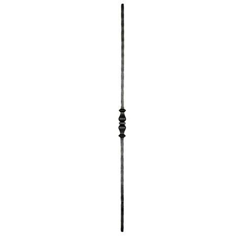 Forged iron baluster H1000mm 14mm (H39.37'' 0.55'')  (H39''3/8  9/16'') FG2719 Baluster wrought iron Forged iron balusters FG2719