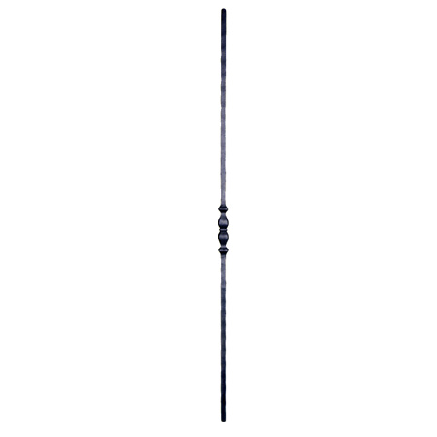 Forged iron baluster H1000mm 14mm (H39.37'' 0.55'')  (H39''3/8  9/16'') FG2720 Baluster wrought iron Forged iron balusters FG2720