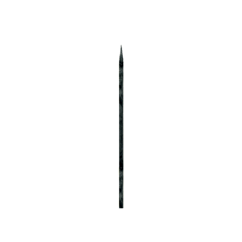 Pointed bar H1000mm 16mm (H39.37'' 0.63'')  (H39''3/8  5/8'') FH2472 Bar pointed forged iron Pointed bars 16x16mm FH2472