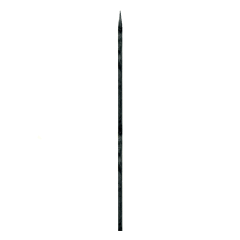 Pointed bar H1600mm 16mm (H63'' 0.63'')  (H63''  5/8'') FH2475 Bar pointed forged iron Pointed bars 16x16mm FH2475