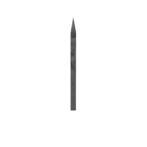 Pointed bar H525mm 20mm (H20.67'' 0.79'')  (H20''11/16  25/32'') FH2479 Bar pointed forged iron Pointed bars 20x20mm FH2479