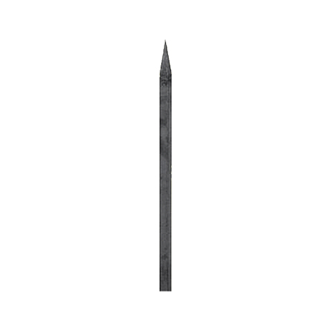 Pointed bar H650mm 20mm (H25.59'' 0.79'')  (H25''19/32  25/32'') FH2480 Bar pointed forged iron Pointed bars 20x20mm FH2480