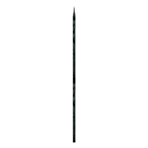 Pointed bar H1500mm 20mm (H59.06'' 0.79'')  (H59''1/16  25/32'') FH2484 Bar pointed forged iron Pointed bars 20x20mm FH2484