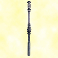 Newel in cast iron H1150mm 62mm (H45.28'' 2'')  (H45''9/32  2''13/32)