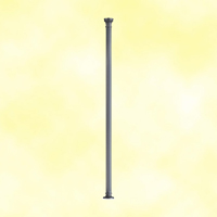 Newel in column H2500mm 80mm (H98.42'' 3.15'')  (H98''7/16  3''5/32)