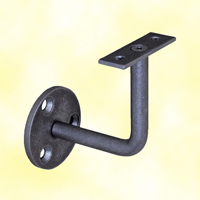 Wrought iron handrail support H80mm 12mm (H3.14'' 0.47'')  (H3''5/32  15/32'')