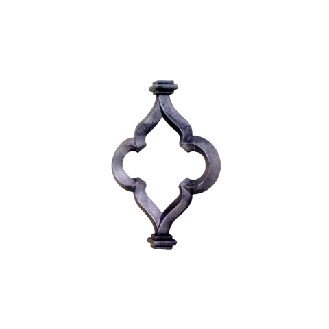 Cast iron decorative element L225 x 175mm (8.85''x6.89'')  (8''7/8 x 6''29/32) FL3357 Decorative cast iron Cast iron balusters FL3357