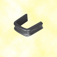 Clamp collar in wrought iron 14 x 4mm (0.55''x0.15'')  (9/16'' x 5/32'')