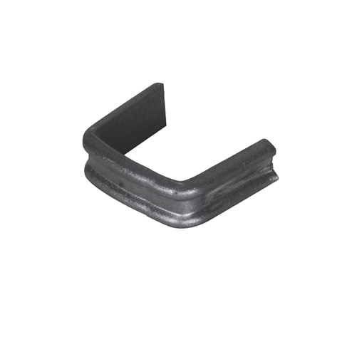 Clamp collar in wrought iron 14 x 4mm (0.55''x0.15'')  (9/16'' x 5/32'') FM3454 foot rings in wrought iron Clamps foot rings in wrought iron FM3454