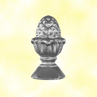 Pomme de pin forge H85mm