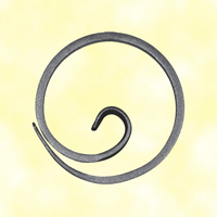 Escargot cercle Ø110mm 12x6mm