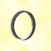 Cercle aluminium Ø100mm 14x5mm