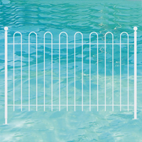 Barrière de piscine avec balustres arrondis en kit à souder soi-même