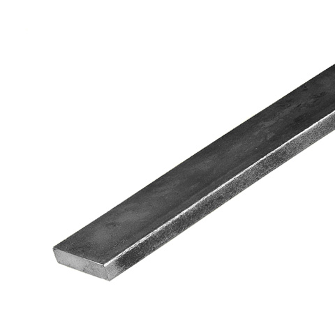 Barre profile plate 30x8mm longueur 2m lisse en acier lamin brut