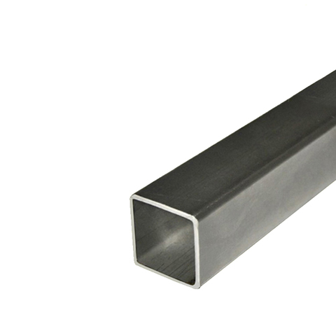 Barre profile tube 80x80mm longueur 2m carr lisse acier lamin brut