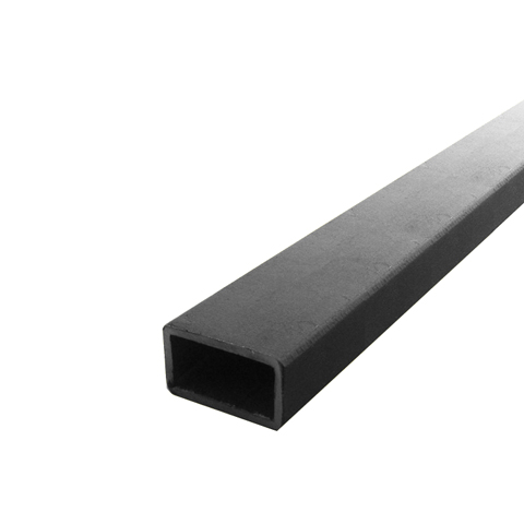 Barre profile tube 40x27mm longueur 2m rectangulaire lisse acier brut