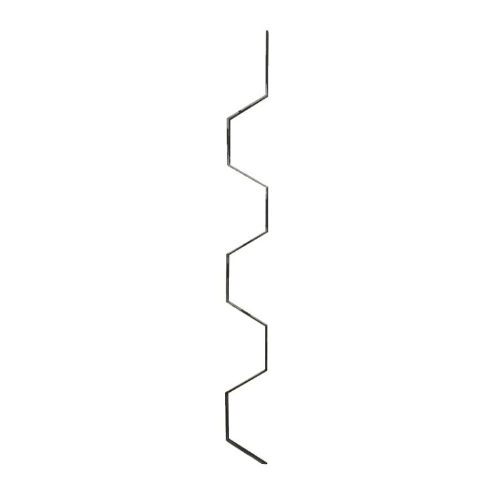 Demi panneau décoratif avec effet 3d haut. 1000x97mm plat 12x6mm