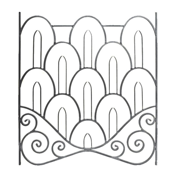 panneau décoratif art déco en carrés de 12x12mm 1000mm x 900mm
